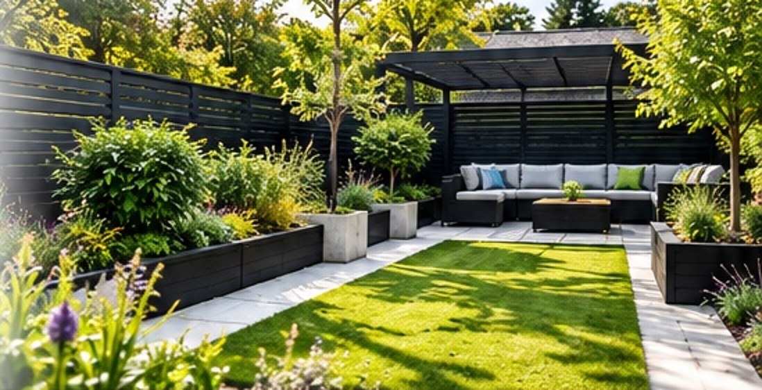 Attractive maintained garden — illustrative image